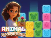 遊戲動物塊流行拼圖在線