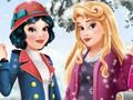 遊戲奧羅拉與白雪公主冬季時尚在線