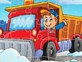 遊戲冬季卡車拼圖在線