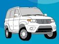 遊戲俄羅斯汽車著色書 在線