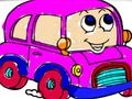 遊戲回到學校：兒童汽車塗色在線