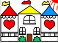遊戲回到學校著色書娃娃屋在線