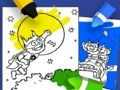 遊戲塗色阿爾菲狼人在線