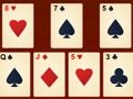 遊戲紙牌頂部和底部 在線