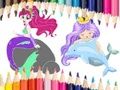 遊戲美人魚塗色書在線 遊戲美人魚塗色書在線