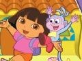 遊戲探險家多拉（Dora）到達靴子 在線