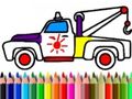 遊戲回到學校：卡車著色書 在線