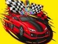遊戲回到學校：賽車著色書 在線