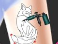 遊戲腳踝時尚動物紋身 在線
