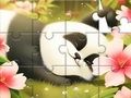 遊戲拼圖遊戲：睡熊貓 在線