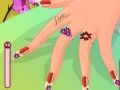 遊戲舞會準備指甲設計 在線