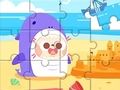 遊戲拼圖遊戲：有趣的海灘 在線