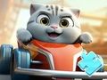 遊戲拼圖：貓賽車手 在線