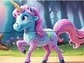 遊戲拼圖遊戲：魔法森林獨角獸 在線