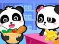 遊戲拼圖遊戲：熊貓寶寶超市 在線