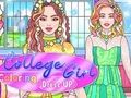 遊戲女大學生著色裝扮 在線