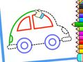 遊戲幼兒畫：可愛的汽車 在線