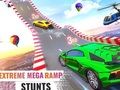 遊戲不可能的巨型坡道汽車特技 在線