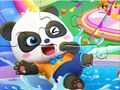遊戲拼圖遊戲：熊貓寶寶水上樂園 在線