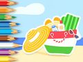 遊戲著色書：夏季海灘裝備 在線