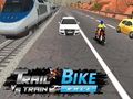 遊戲越野自行車與火車比賽 在線