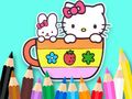 遊戲著色本：Kitty Cup 在線