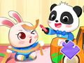 遊戲拼圖遊戲：熊貓寶寶玩時間 在線