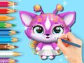 遊戲著色本：可愛的 Fluvsies 在線