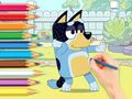 遊戲著色本:Bluey 和 Bingo 在線 遊戲著色本:Bluey 和 Bingo 在線