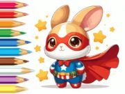 遊戲著色書：超級兔子 在線