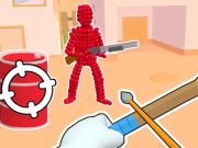 遊戲Stickman Archer：紅色射擊箭 在線
