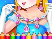 遊戲著色書：珠寶設計 在線