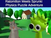 遊戲拉托·米爾頓（Rato Milton）遇到Sprunki物理拼圖冒險 在線
