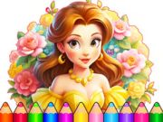 遊戲著色書：花朵打扮 在線