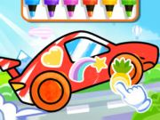 遊戲著色書：賽車 在線