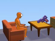 遊戲Ragdoll Gun射手：Cannon Spinner Playground 在線