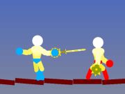 遊戲Ragdoll擊中了Stickman 在線
