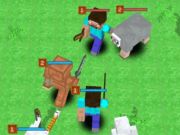遊戲Minecraft：創建一個怪物並打架！ 在線
