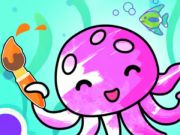 遊戲著色書：水族館 在線