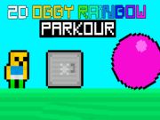 遊戲2d Obby Rainbow Parkour 在線
