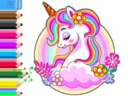 遊戲著色書：獨角獸花園 在線