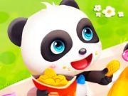 遊戲拼圖拼圖：嬰兒熊貓春季野餐 在線