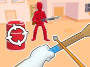 遊戲Stickman Archer：紅色射擊箭 在線