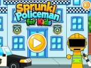 遊戲兒童的Sprunki警察在線