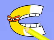 遊戲著色書：字母傳說C在線