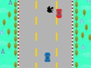 遊戲帶有汽車的道路在線