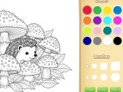遊戲兒童動物動物著色書在線
