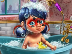 遊戲Ladybug Baby Shower Care在線