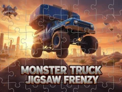 遊戲Monster Truck Jigsaw Frenzy在線