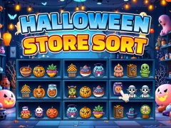 遊戲Halloween Store Sort在線
